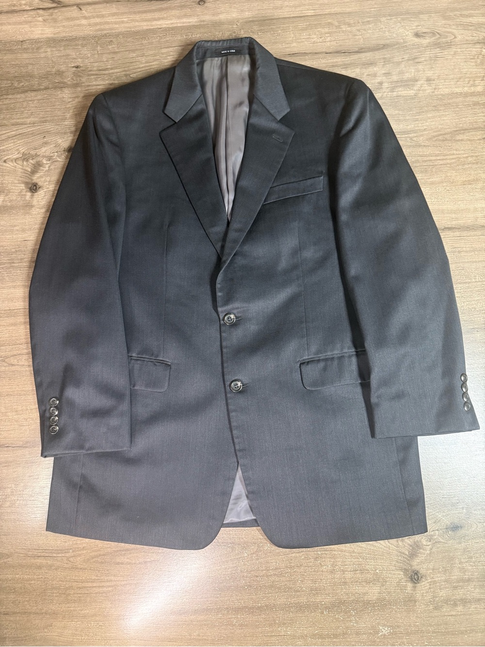 Michael Michael Kors Men’s 100% Wool Two Button Blazer Sports Coat Black 42 Long